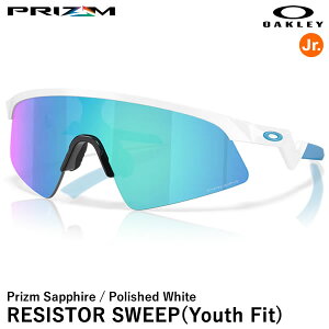 �y���������zOAKLEY�i�I�[�N���[�j OJ9015-0128 RESISTOR SWEEP Youth Fit ���W�X�^�[�X�E�B�[�v ���[�X�t�B�b�g Prizm Sapphire/Polished White �W���j�A�p�T���O���X �L�b�Y����