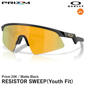 �y���������zOAKLEY�i�I�[�N���[�j OJ9015-1028 RESISTOR SWEEP Youth Fit Players Collection ���W�X�^�[�X�E�B�[�v ���[�X�t�B�b�g Prizm 24K/Matte Black �W���j�A�p�T���O���X �L�b�Y����