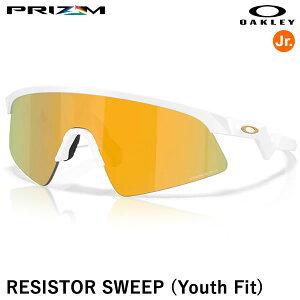 �y���������zOAKLEY�i�I�[�N���[�j OJ9015-1128 RESISTOR SWEEP Youth Fit ���W�X�^�[�X�E�B�[�v Players Collection Prizm 24K-Matte White ���[�X�t�B�b�g �W���j�A�p�T���O���X �L�b�Y����