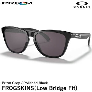 yzOAKLEYiI[N[j OO9245-7554 Frogskins Low Bridge Fit tbOXL [ubWtBbg Prizm Grey/Polished Black TOX