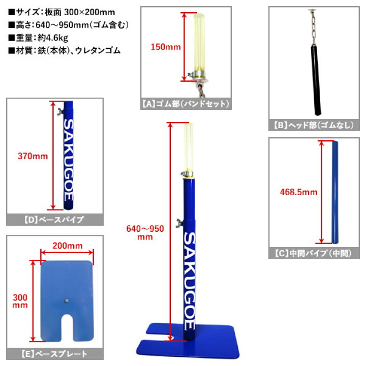 楽天市場】【即日発送可】SAKUGOE サクゴエ PUT式 強打者を育てる  