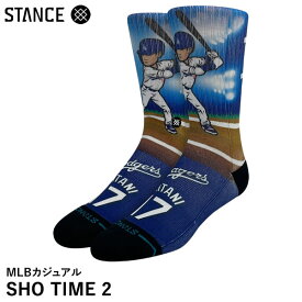 【即日発送可】＜メール便対応＞STANCE（スタンス） A556A24SH2 カジュアルソックス SHO TIME 2 MLBロサンゼルス・ドジャース 大谷翔平モデル MLBカジュアル UNISEX 野球