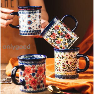 マグカップ 北欧 おしゃれ コーヒーカップ 陶器 ハンドメイド ティーカップ 大容量 コップ カフェマグ キッチン雑貨 食洗機/電子レンジ/オーブン対応 500ml 3色
