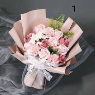 ソープフラワー花束花弁ブーケギフト石鹸のお花soapflowerボックス薔薇ひまわり向日葵ローズプレゼントお…