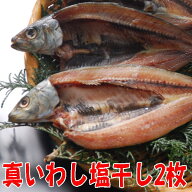 真いわし塩干し（2枚入）無添加ひもの（イワシ塩味干物産地直送）静岡 沼津