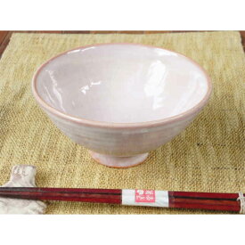 萩焼・紫めし茶碗（大）