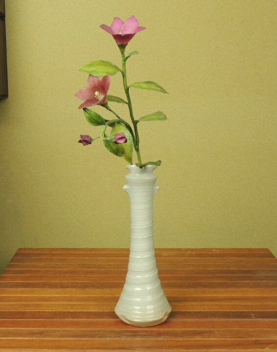 楽天市場】萩焼 花瓶 茶道具 花入れ 花器 : 萩焼工房 土和窯