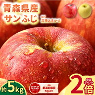【 サンふじ or 品種おまかせ 】青森県産 りんご 訳あり 5kg 生食用 送料無料 青森 リンゴ 訳アリ わけあ…
