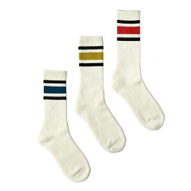 【DECKA QUALITY SOCKS】80's Skater Socks Online store Limited Color デカ クオリティーソックス ソックス 靴下 ギフト プレゼント（Red）（yellow）（blue）[de-11]