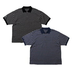 PORTER CLASSIC BEATNIK BORDER POLO SHIRT ポータークラシック ビートニクボーダーポロシャツ （BLUE）（BLACK）[PC-006-2787]