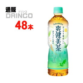 お茶 爽健美茶 600ml ペットボトル 48 本 ( 24本 * 2ケース) コカコーラ 【全国送料無料 メーカー直送】 [ブレンド茶 PET]