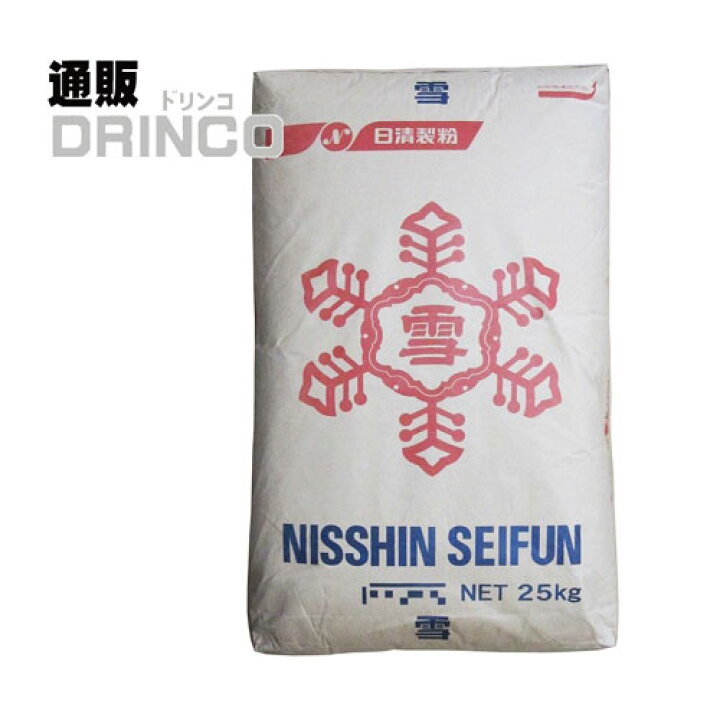 楽天市場】中力粉 雪 中力小麦粉 25kg 1袋 日清 【送料無料 北海道 