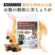 【クーポンで最大25%off】お腹の脂肪に黒しょうが ブラックジンジャー サプリメント 体脂肪 減らす サプ…