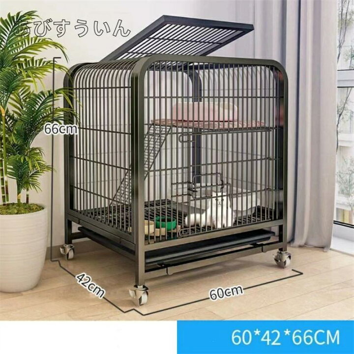 楽天市場】2024新品 猫用ケージ 大型 多頭飼い 組立簡単 折り畳み式 