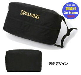 【送料無料／刺繍可】スポルディング シューズケース バスケット シューズケース〔SPALDING 42-002GD 42002GD〕バスケットシューズバッグ バスケシューズバック バスケシューズ袋 バスケットボールシューズケース バッグ刺繍可 バック刺繍可