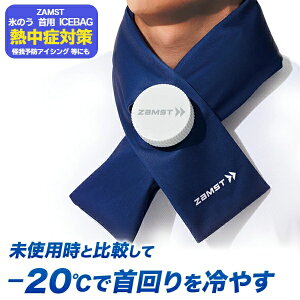 【在庫即納】ザムスト 氷嚢 氷のう アイスバッグ首用 アイシングバッグ首用〔zamst 387000〕アイスバック首用 アイシングバック首用 アイシング首用 ◎熱中症対策グッズ 氷のう首用 首氷の