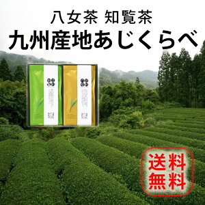 辻利九州味くらべ2本セット八女茶、知覧茶詰め合わせ