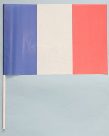 フランス　国旗　紙　旗　手旗