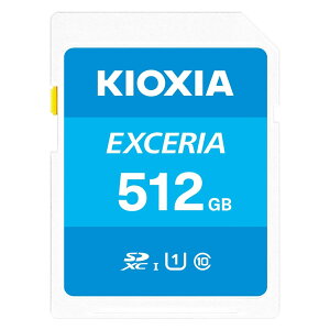 KIOXIA �L�I�N�V�A SD�J�[�h EXCERIA SDXC UHS-I Class10 �Ǐo���x100MB/s ���{�� 5�N�ۏ� 64GB 128GB 256GB 512GB �o���G�[�V�����I����