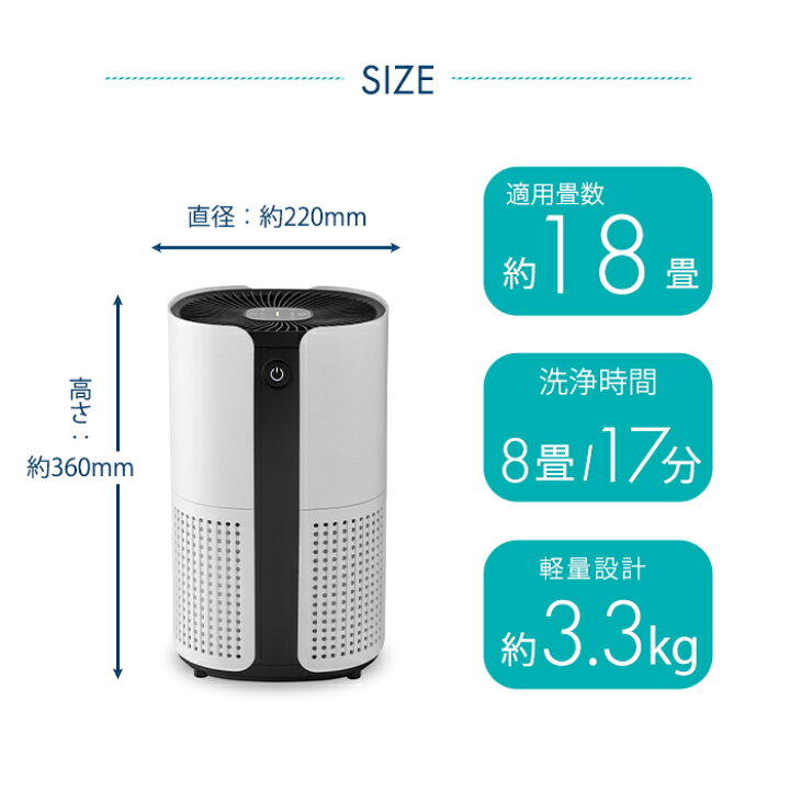 楽天市場】duux デュクス Bright ブライト DXPU07JP 空気清浄機 空気  