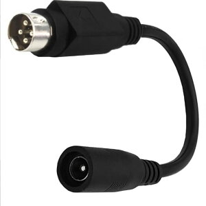 4�s�� �R�l�N�^ DIN 4PIN �ϊ��P�[�u�� DC5.5mm x 2.1mm ����15cm