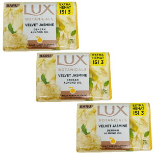 ���b�N�X �{�^�j�J���Y �x���x�b�g�W���X�~�� �A�[�����h�I�C������ �Ō`�Ό� 100g×3�Z�b�g LUX BOTANICALS VELVET JASMINE DENGAN ALMOND OIL