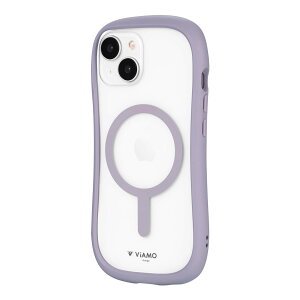 ���v���X(Leplus) iPhone 15/iPhone 14 MagSafe�Ή� �����[�d�Ή� ���͋z�� �ϏՌ��n�C�u���b�h�P�[�X �uViAMO charge�v ���b�h TPU �K���X �V�F���J�o�[