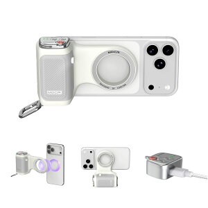 COMITOK MOCA ���C�W���o���X�^�r���C�U�[ iPhone 17�p iOS 26�Ή� ���O���\�ȑ��@�\�����R���t�� �l�ԍH�w�Ɋ�Â����f�U�C�� �y�ʃn���h�� �X�}�[�g�t�H���W���o�� Vlog�ATikTok�AYouTube�p