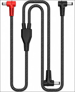 �󒲍�ƕ� �t�@���P�[�u�� �҂ݍ��� DC3.8×1.35mm L�� 5V�`12V�Ή� �Z���^�[�v���X ��100cm �ėp �d���R�[�h �����E�\�� �t�@���t����ƒ�