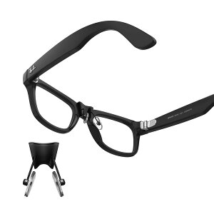 HiBloks �N���b�v�I���m�[�Y�p�b�h RayBan Meta Smart Glasses Gen 1 & Gen 2 Wayfarer/Skyler�p �m���X���b�v�m�[�Y�s�[�X �X�}�[�g�O���X�A�N�Z�T���[