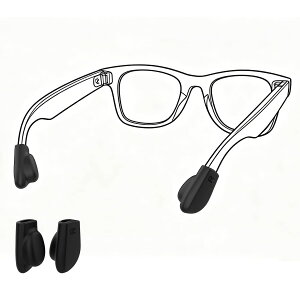 RCstyle HiBloks �ዾ�C���[�O���b�v Ray-Ban Meta Wayfarer/Skyler/Headliner Gen 2�X�}�[�g�O���X�A�N�Z�T���[�p (1 Pair)