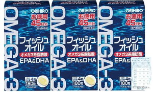 �t�B�b�V���I�C�� (EPA/DHA) 180�� �����p ������ ����p �I���W�i���ܖ������V�[���t��