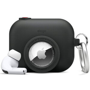 �yelago�z AirPods Pro �Ή� �P�[�X �J���� �f�U�C�� �J���r�i �t �V���R�� �J�o�[ AirTag ���[ �� �����h�~ �V���R���P�[�X �ϏՌ� �����h�~ �P�[�X�J�o�[ [ Apple AirPodsPro MWP22J/A �G�A�[�|�b�Y