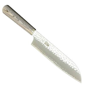 ���S VG10 �Ɩ� �`���R�[������ �V���[�Y �O�� 165mm ���{�� Santoku VG10 Tsuchime Plywood 165mm