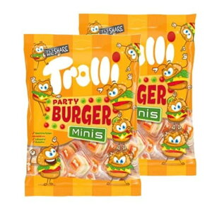 Trolli �g���[�� �~�j�o�[�K�[ �O�~ 100g (50g+50g)