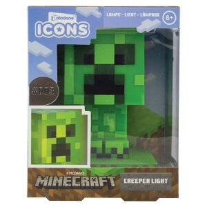 �}�C���N���t�g �N���[�p�[ �����v ���C�g Paladone ICONS - Minecraft Creeper Night Light Lamp [���s�A���i]