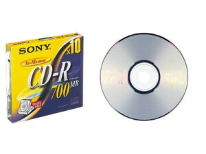 SONY 10CDQ80DNC CD-R���f�B�A(10���A�m���v�����^�u��)