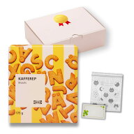 KAFFEREP アルファベットビスケット I K E A 175g｜ギフトボックス入り｜フリーザーバッグ メッセージカ…