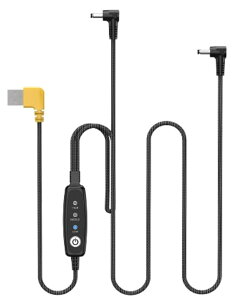 �󒲍�ƕ��p �t�@���P�[�u�� 5V /7.4V /12V�ėp L���^USB/DC�v���O �O�a3.8/���a1.35mm �󒲃E�F�A�p