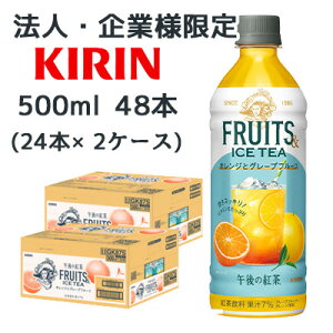 y@lEƌ̔z[] L ߌ̍g FRUITS & ICE TEA IW  O[vt[c 500ml PET 48{ (24{×2P[X)  44555