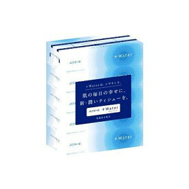 期間限定 割引 大特価【法人・企業様限定販売】 大王製紙 エリエールプラスウォーター ティッシュペーパー 180組5箱×10パック まとめ買い 送料無料 00157