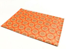 経机 経机マット 難燃加工 朱色