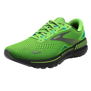 [GDUOD] Brooks Men's Adrenaline GTS 23 Sneaker, Green Gecko/Grey/Atomic Blue, 6.5 UK