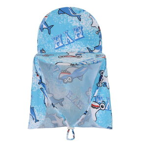 キッズ ビーチ ネックカバー付き 水泳キャップ スイムキャップ UVカット キャップ 日除け アウトドア 夏 水遊び 日よけ帽子 水泳帽子 女の子 男の子 子供 つば付き uv スイミングキャップ 水