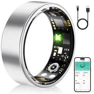 X}[gO NǗy2025NVoEJzsmart ring Android/IphoneΉ 8މ^[h 3ރf[^ GPS^L^ IP68h USBC[d ʌv Ǘ ^ y L^ 