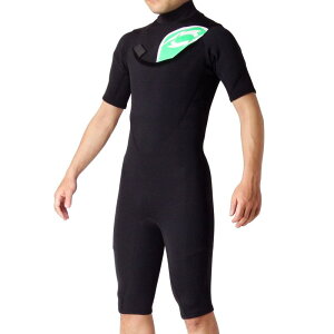 CYBER SHIELD(サイバーシールド) サーフィン用ウエットスーツ 502limited-TYPE-A 半袖スプリング ブラック