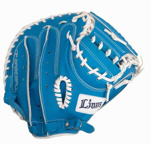 埼玉西武ライオンズ×GP(ジーピー) 野球 キャッチャーミット 大人用 軟式 一般 右投げ ブルー
