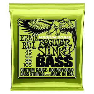 A[j[{[ ERNIE BALL P02856 REGULAR SLINKY MEDIUM SCALE BASS STRINGS ~fBAXP[p x[X