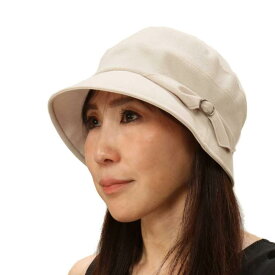 [élite chapeau] 15024EJ アウトバーン 小ツバクロッシェ ブラック ベージュ パープル Sサイズ Mサイズ (ベージュ, S)