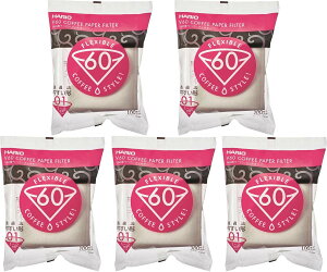 HARIO(�n���I) V60�y�[�p�[�t�B���^�[ 1-2�t�p 500������ �R�[�� �R�[�q�[���[�J�[�p �z���C�g ���{�� VCF-01-100W